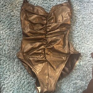 Shimmery Bronze bathing suit